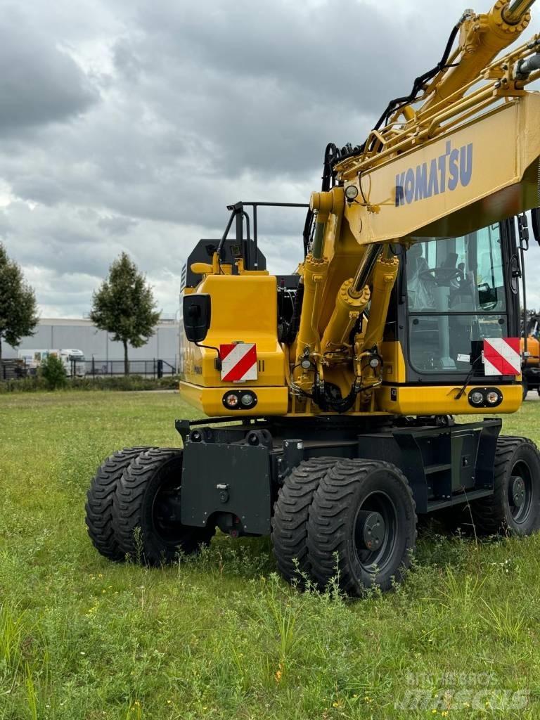Komatsu PW180-11E0 Kolová rýpadla