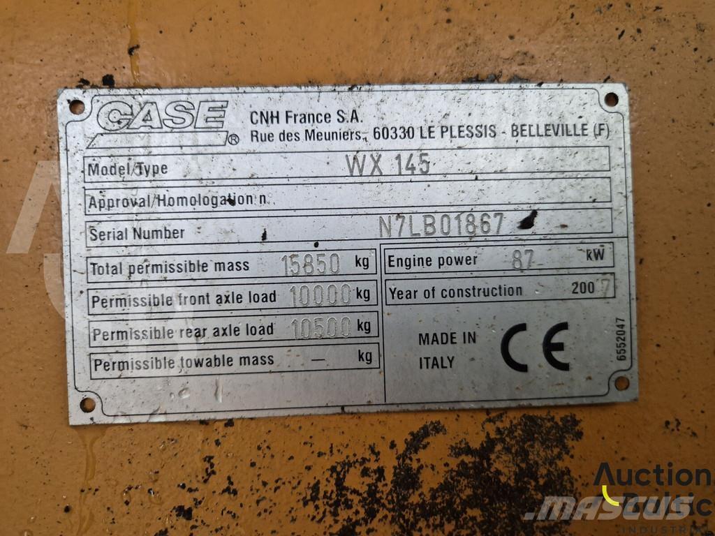 CASE WX 145 Kolová rýpadla