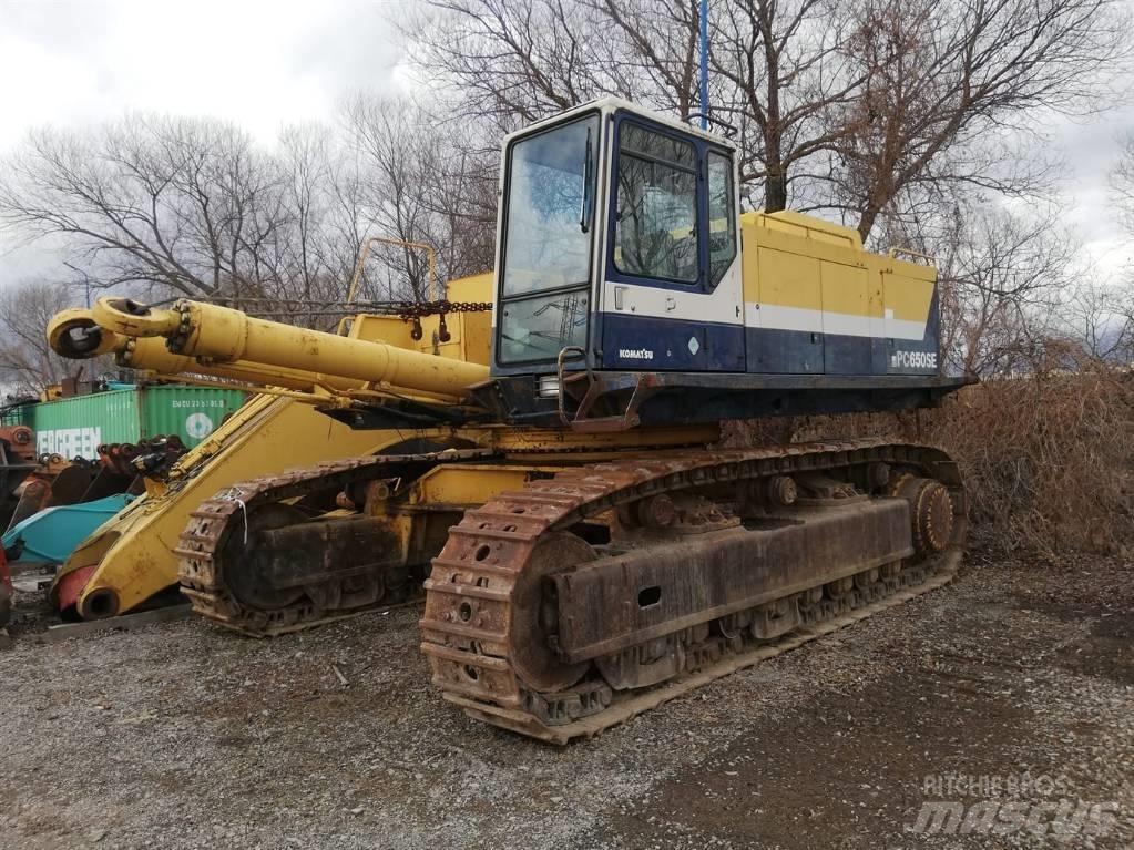 Komatsu PC 650 LC Pásová rýpadla