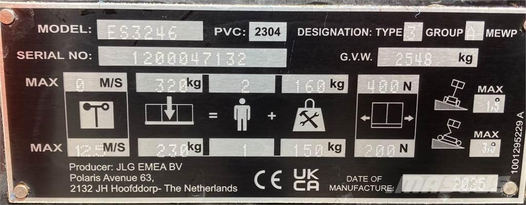 JLG ES3246 Nůžková zvedací plošina