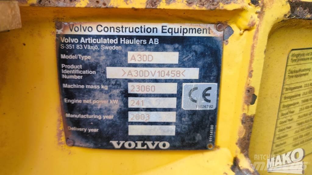 Volvo A 30 D Kloubové dempry