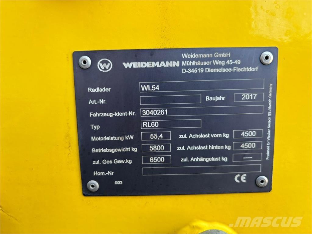 Wacker WL 54 Kolové nakladače