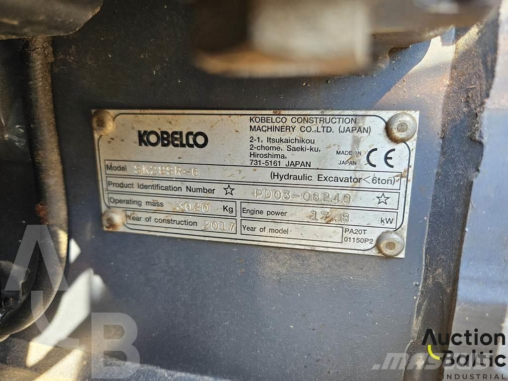 Kobelco SK28SR-6 Mini rýpadla < 7t