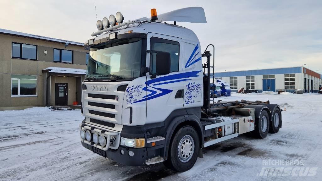 Scania R500 6X4 Hákový nosič kontejnerů