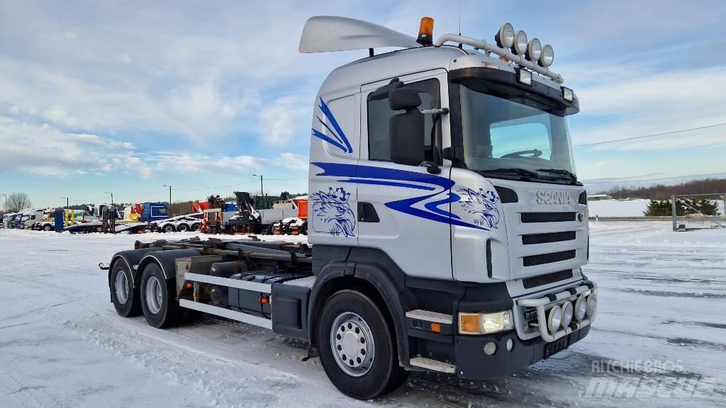 Scania R500 6X4 Hákový nosič kontejnerů