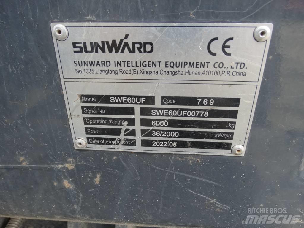 Sunward SWE 60 UF Midi rýpadla 7t - 12t
