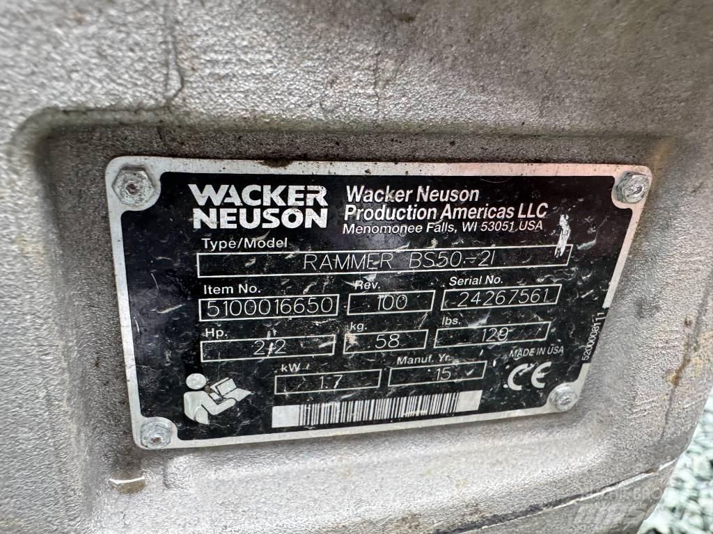 Wacker Neuson BS50-2 Vibrační pěchy