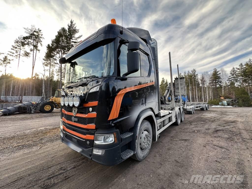 Scania R 650 Ekipage Vozy na přepravu kmenů