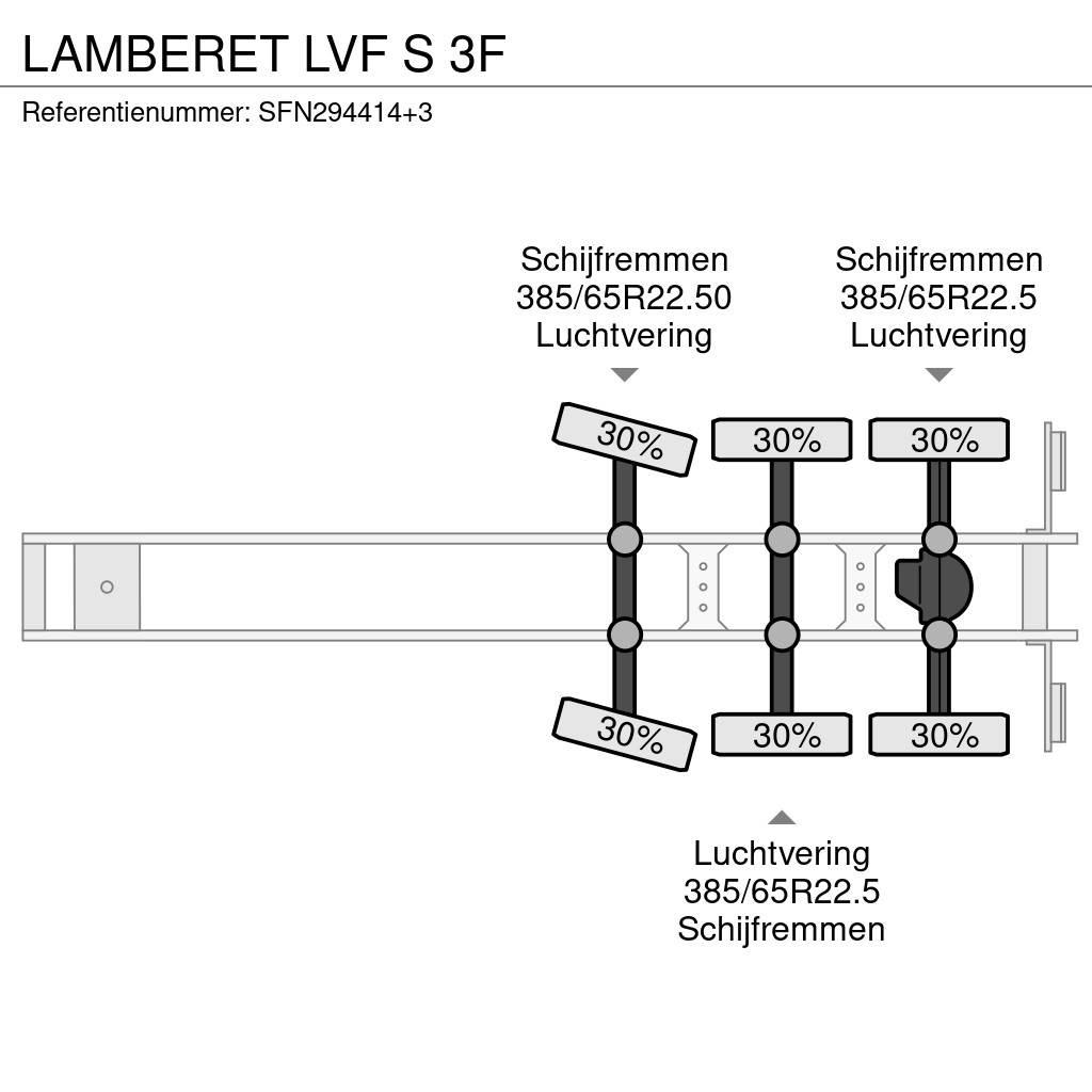 Lamberet LVF S 3F Chladírenské návěsy