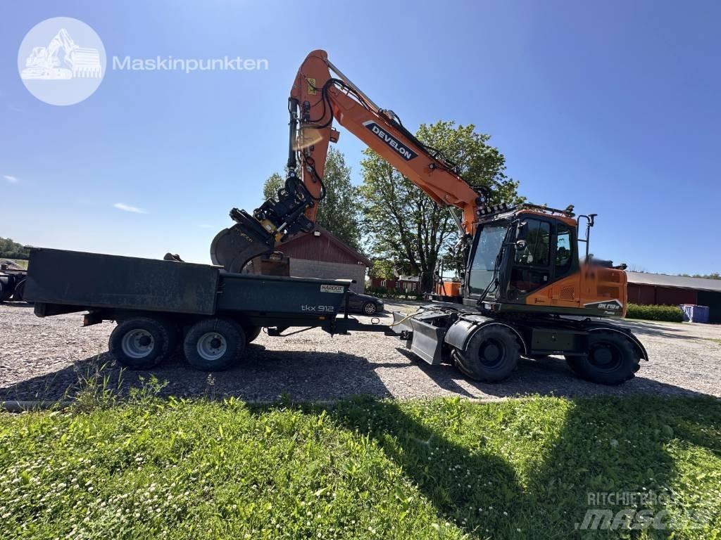 Develon DX 170 W-7 Kolová rýpadla
