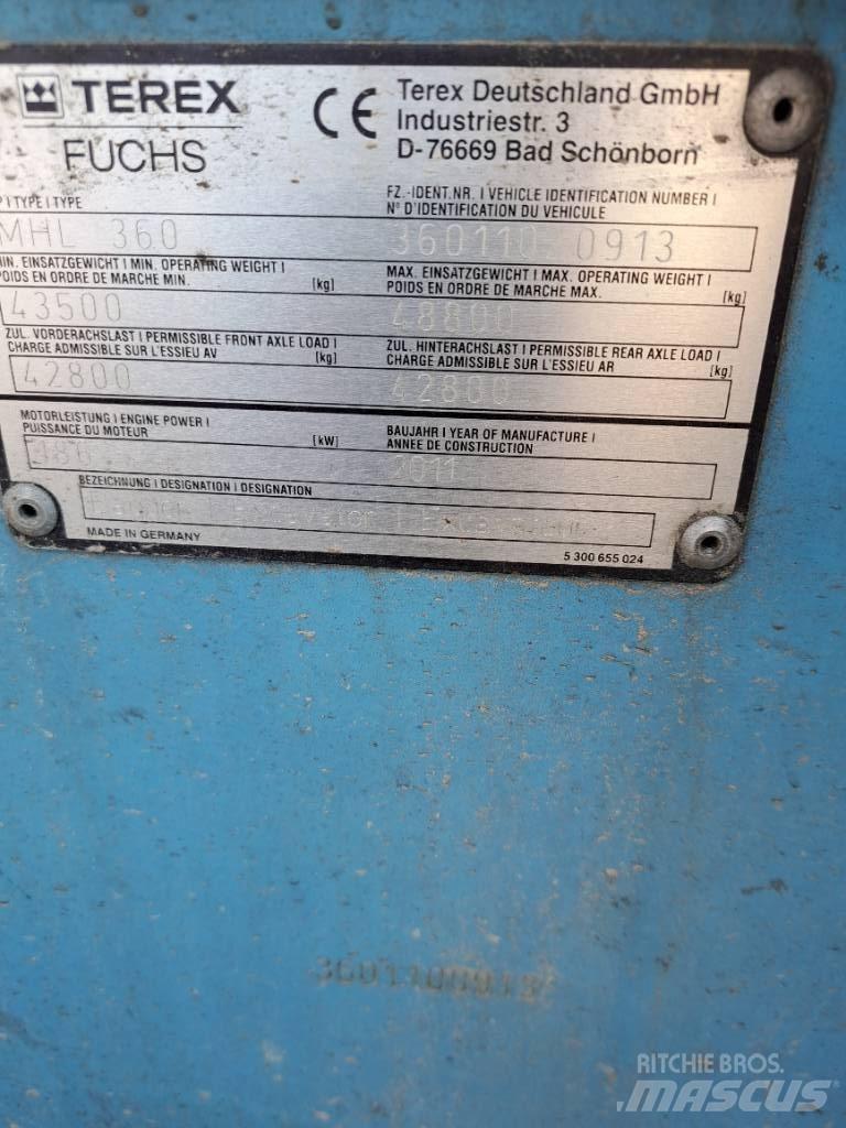 Fuchs MHL360D Stroje pro manipulaci s odpadem