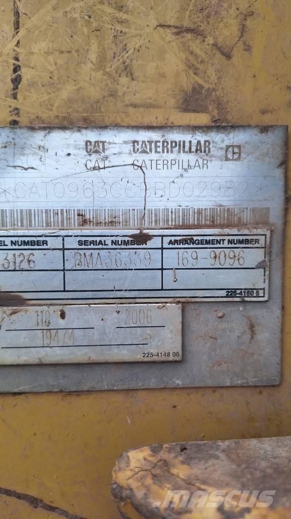 CAT 963 C Pásové nakladače