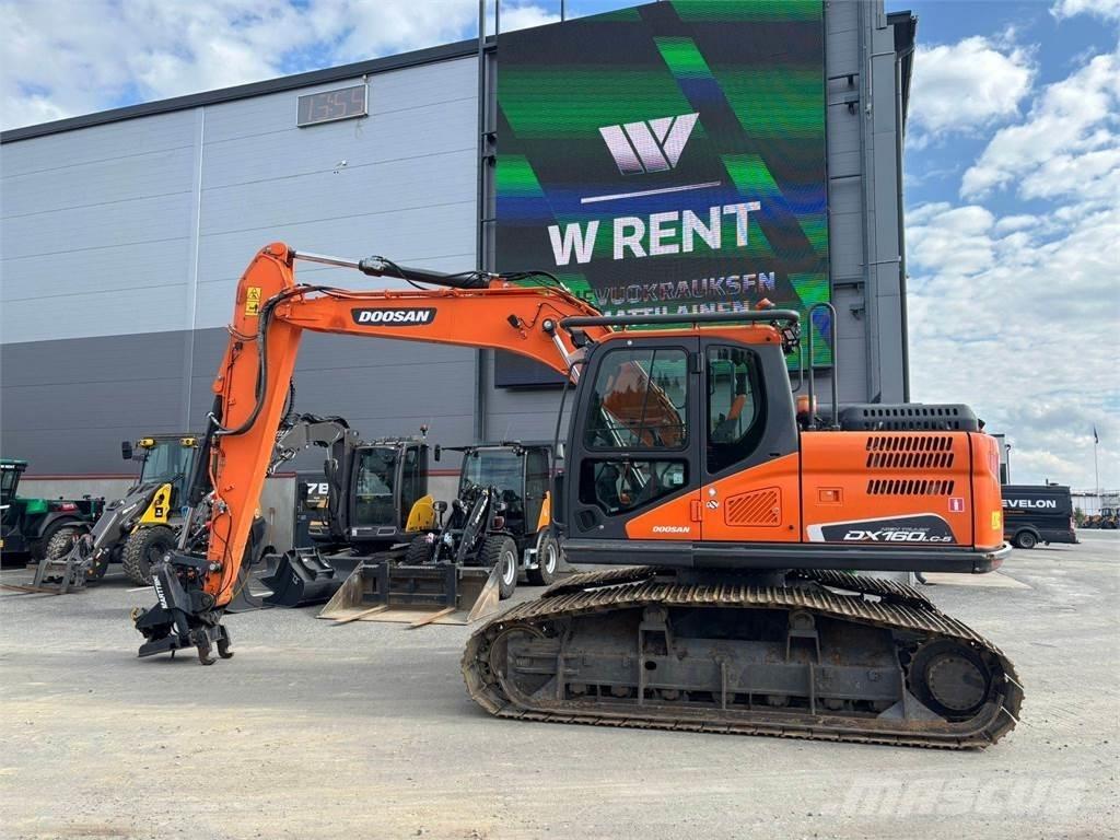 Doosan DX160HLC-5 Pásová rýpadla