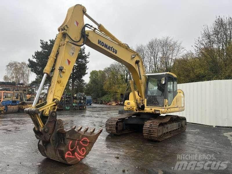 Komatsu PC160LC-7K Pásová rýpadla