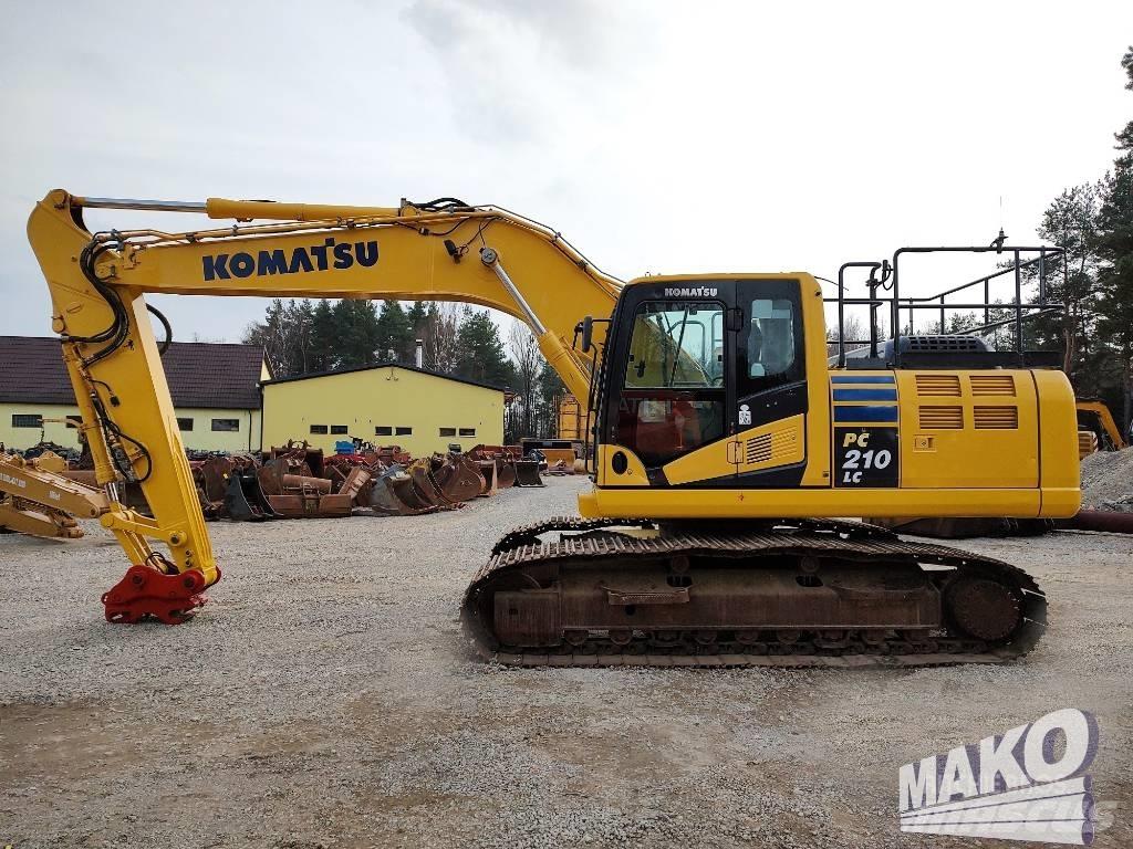 Komatsu PC 210 Pásová rýpadla