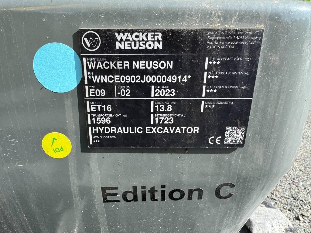 Wacker Neuson ET16 Pásová rýpadla