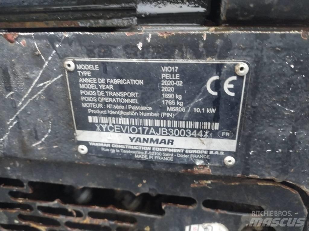 Yanmar Vio 17 U Mini rýpadla < 7t