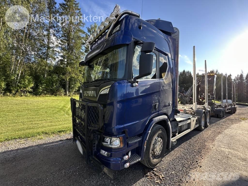 Scania R 650 Vozy na přepravu kmenů