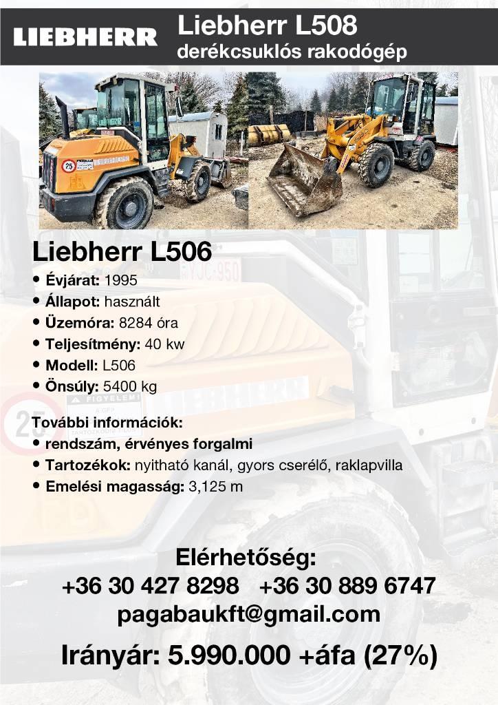 Liebherr L506 Kolové nakladače