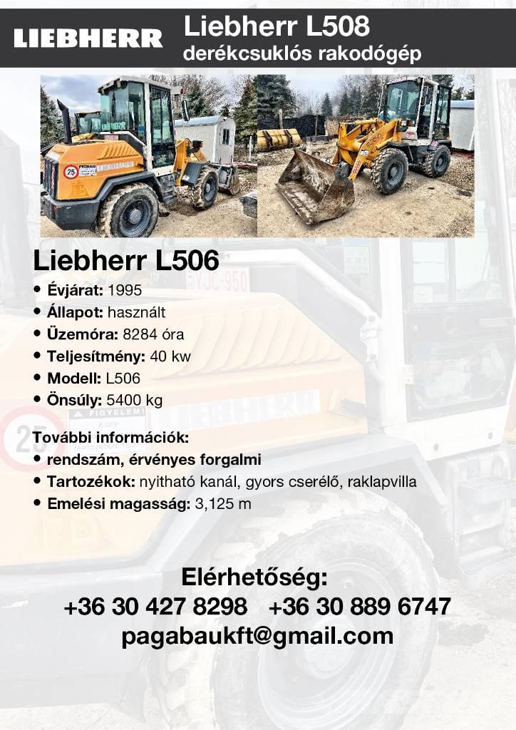 Liebherr L506 Kolové nakladače