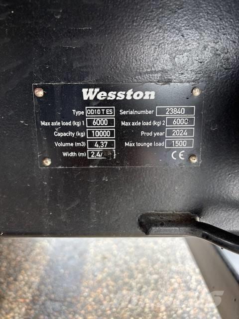  wesston Tippvagn Sklápěcí přívěsy
