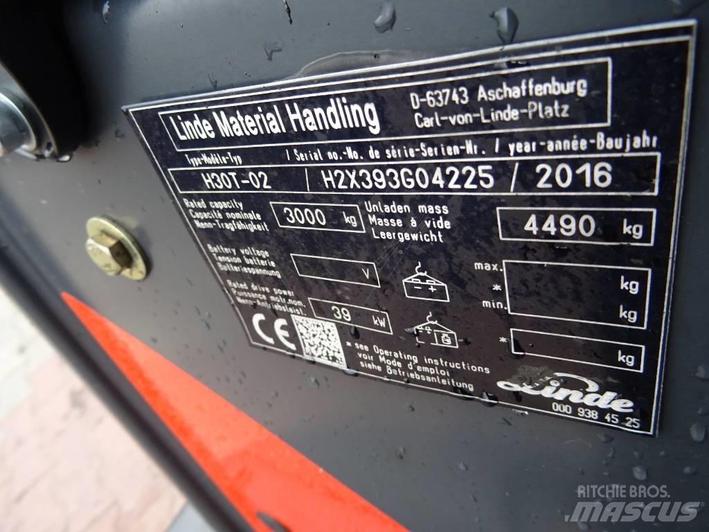 Linde H30T-02 LPG vozíky
