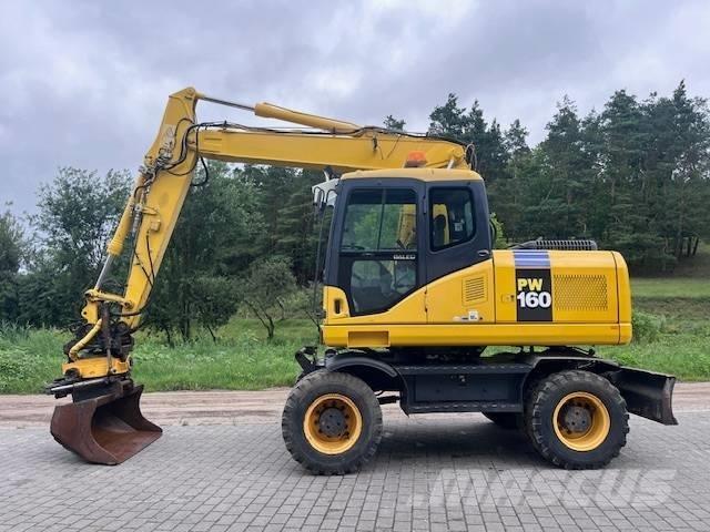 Komatsu PW 160 ES-7K Kolová rýpadla