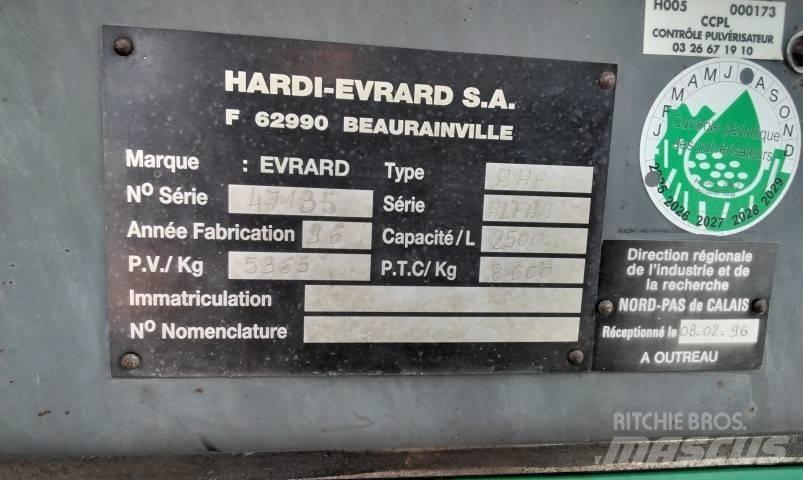 Evrard Alpha 2500 Samohybné postřikovače