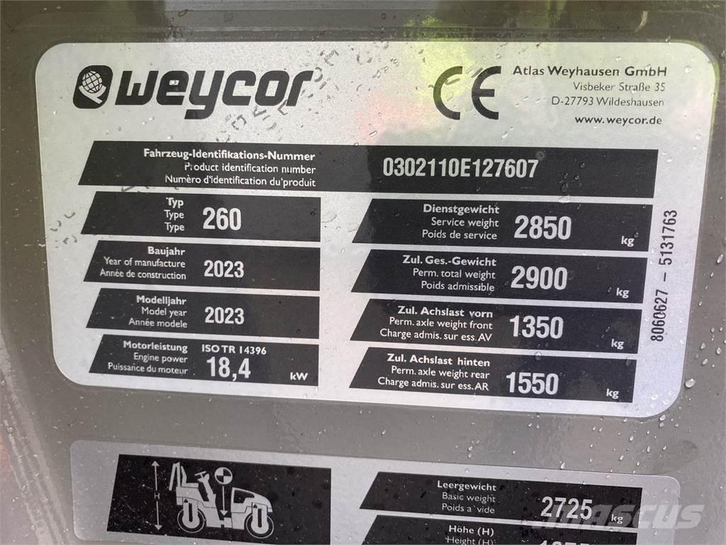 Weycor AW260 Válce