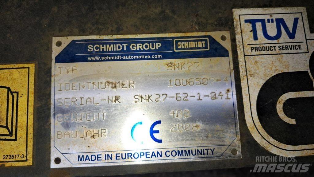 Schmidt SNK27 Sněžné pluhy, přední sněhové radlice