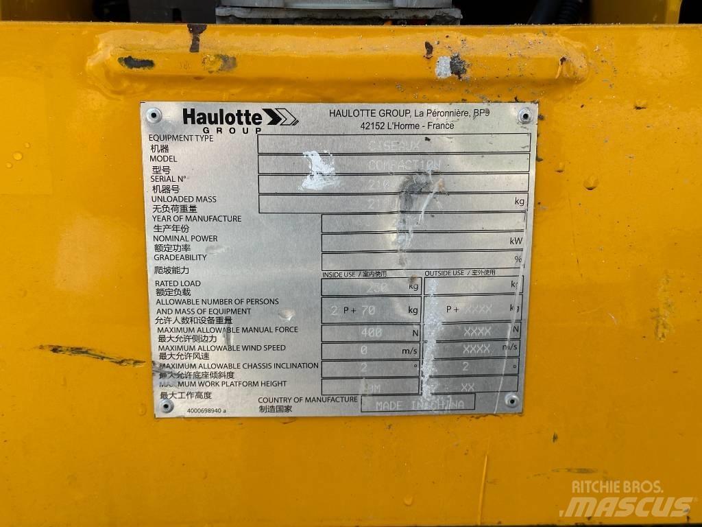 Haulotte COMPACT 10N Nůžková zvedací plošina