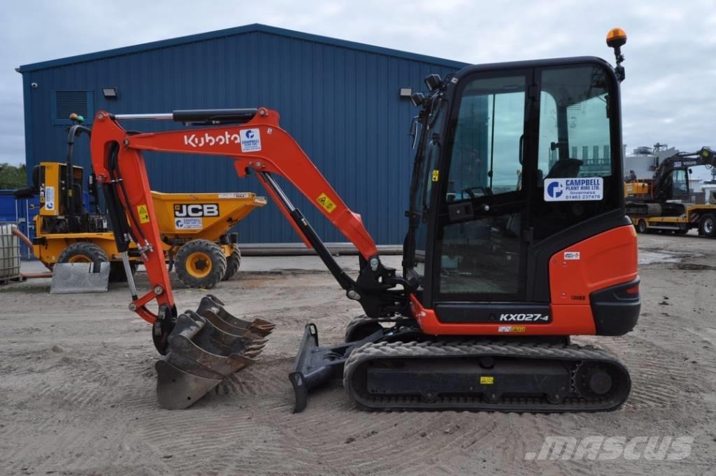 Kubota KX 027-4 Mini rýpadla < 7t