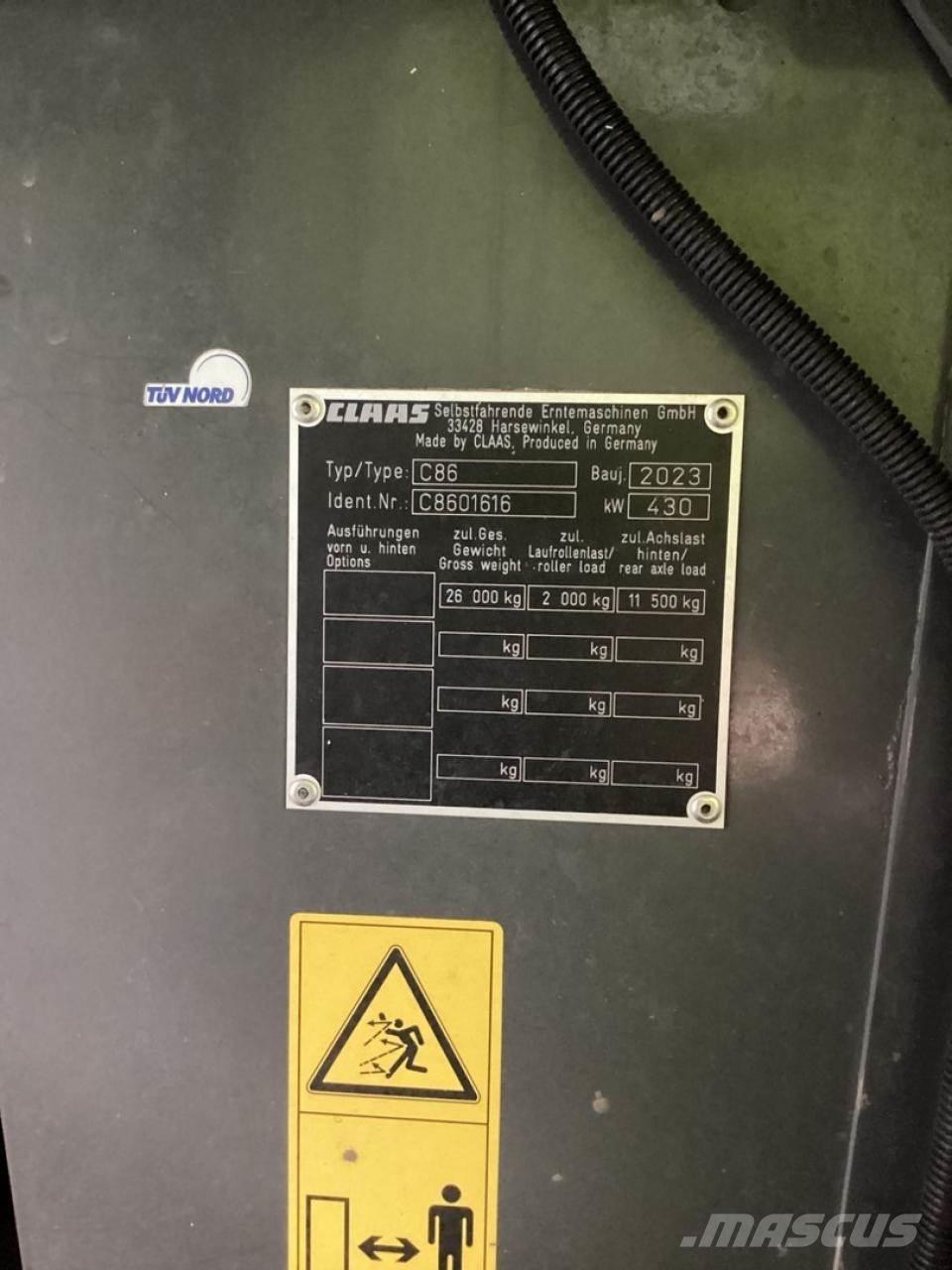 Claas 8700 TT Další