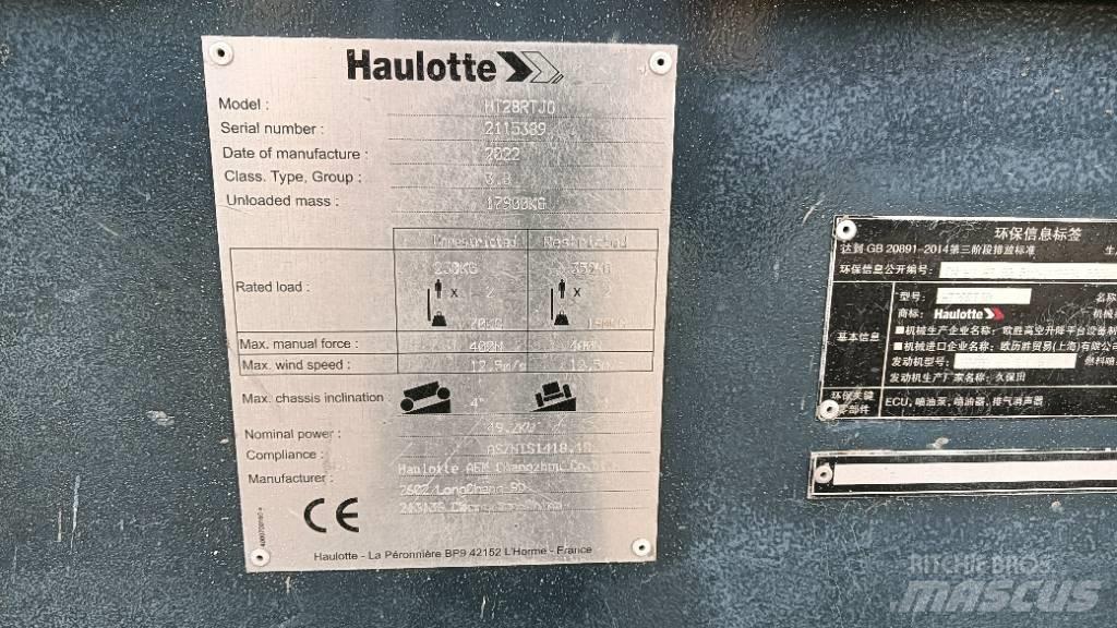 Haulotte HT28RTJO Teleskopické plošiny