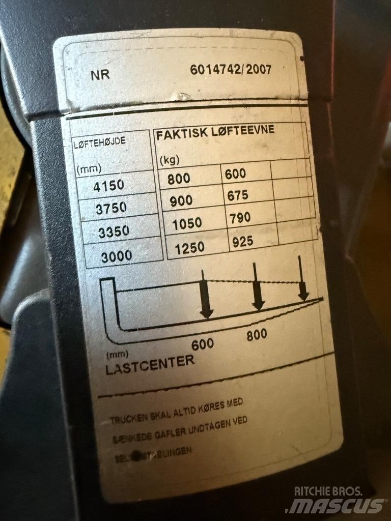 BT SPE 125 Ručně vedené vysokozdvižné vozíky