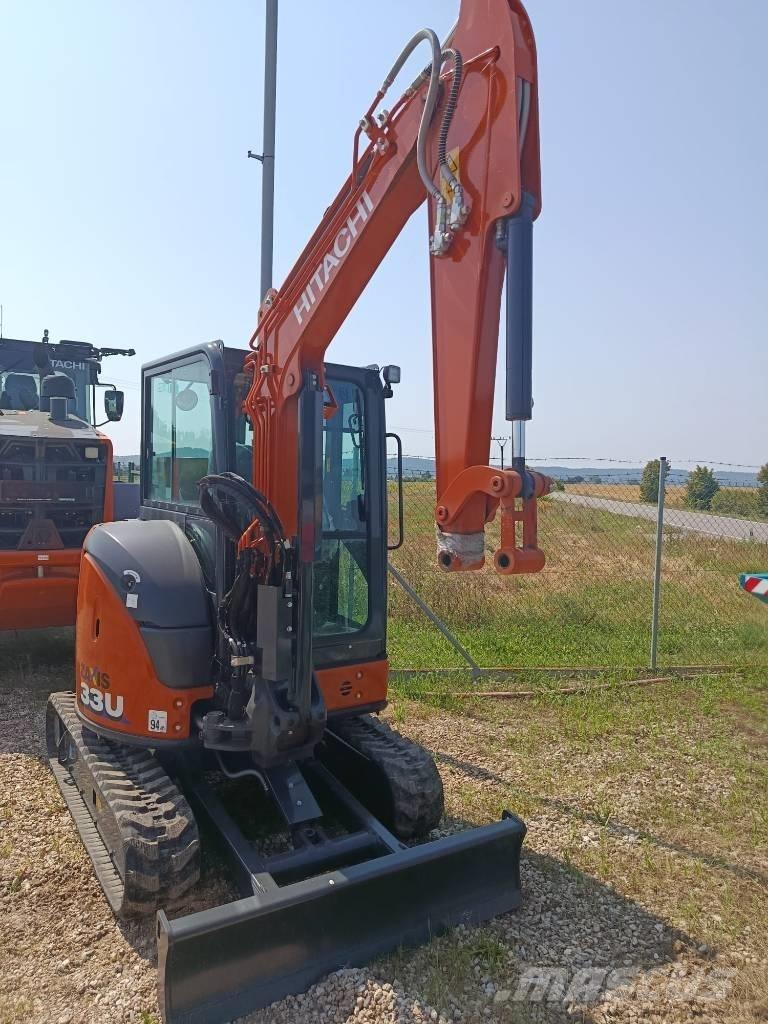 Hitachi ZX33U Pásová rýpadla