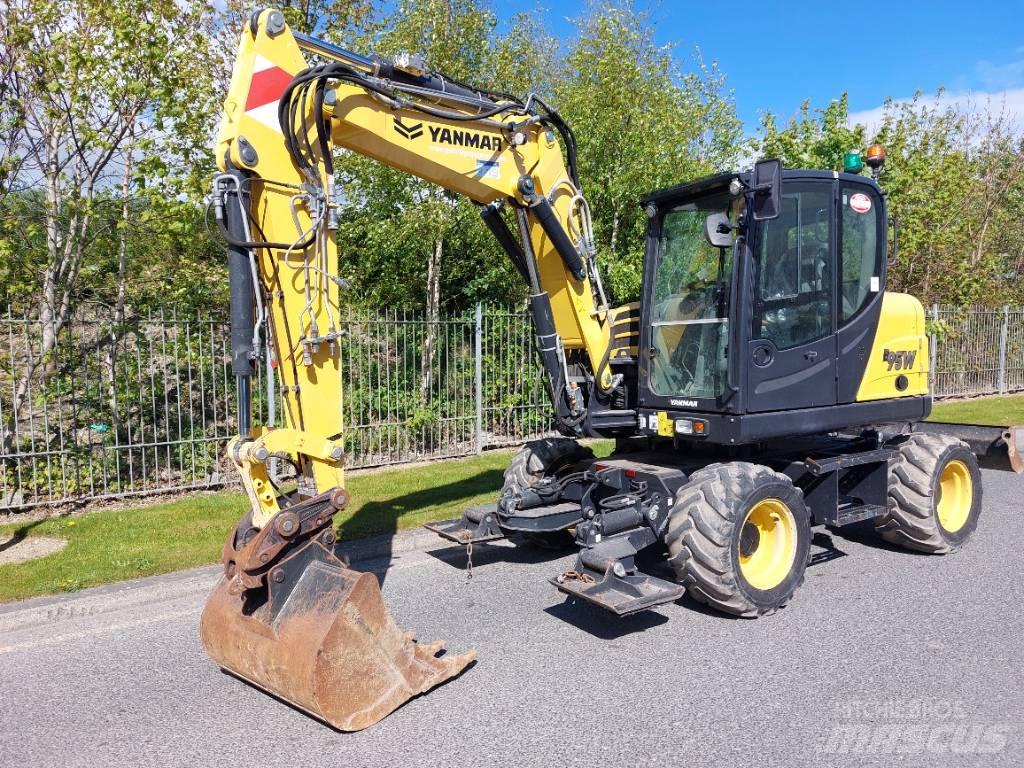 Yanmar B95W Kolová rýpadla