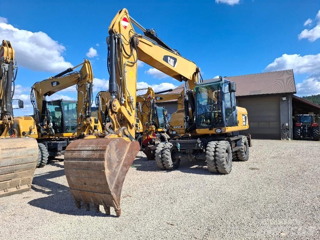CAT 318 Kolová rýpadla
