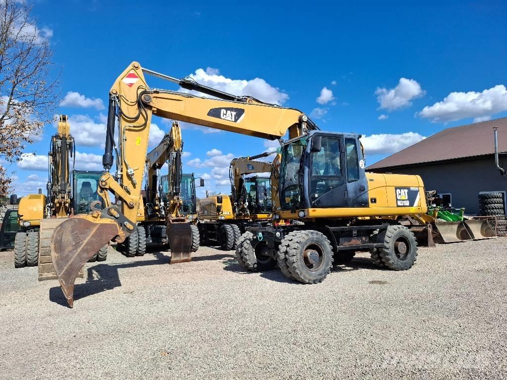 CAT 318 Kolová rýpadla