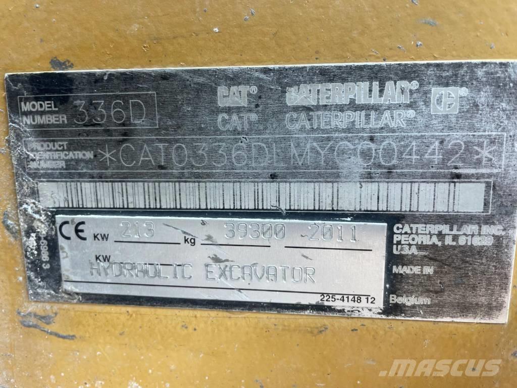 CAT 336 D LN Pásová rýpadla