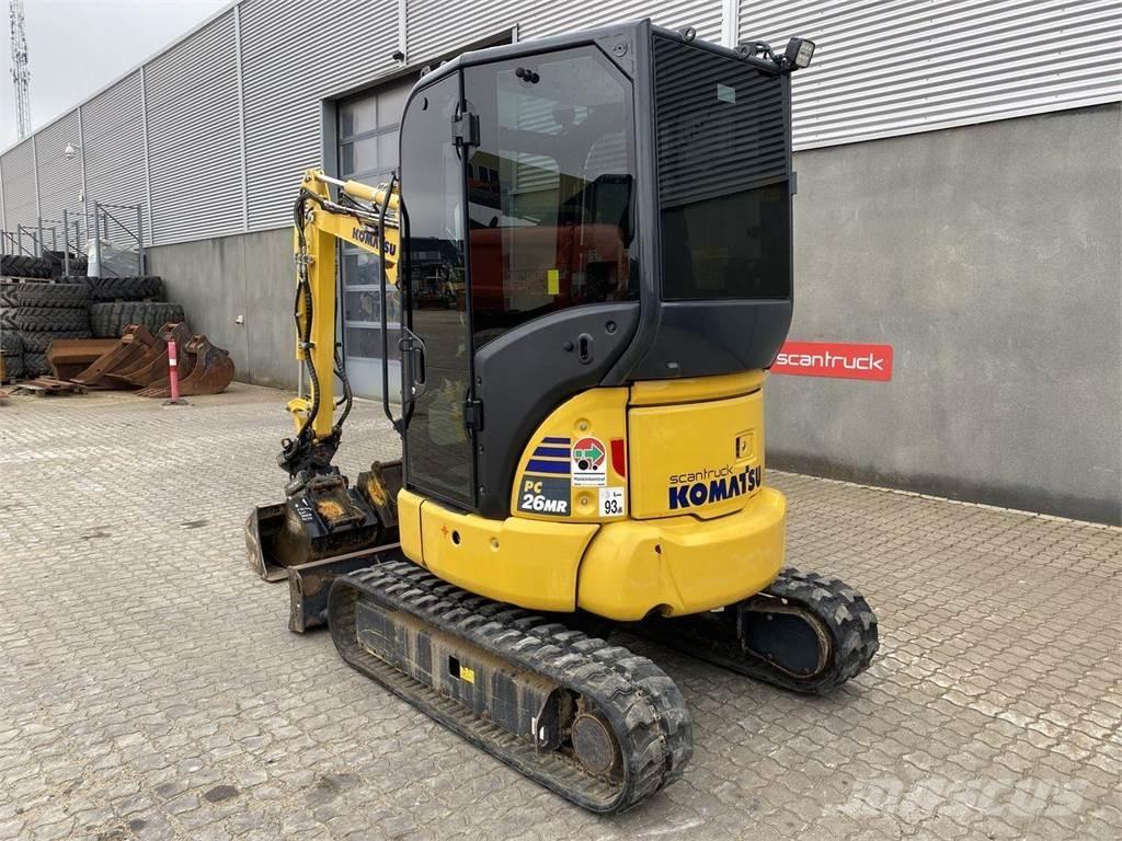 Komatsu PC26MR-5 Kolová rýpadla