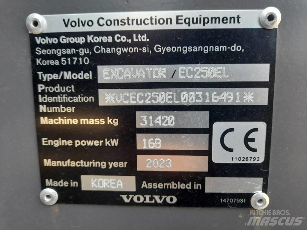 Volvo EC 250 EL Pásová rýpadla
