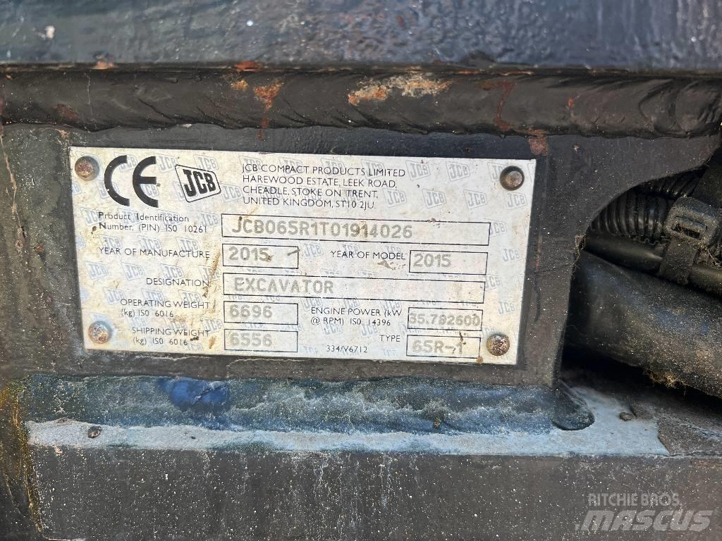 JCB 65 R-1 Mini rýpadla < 7t