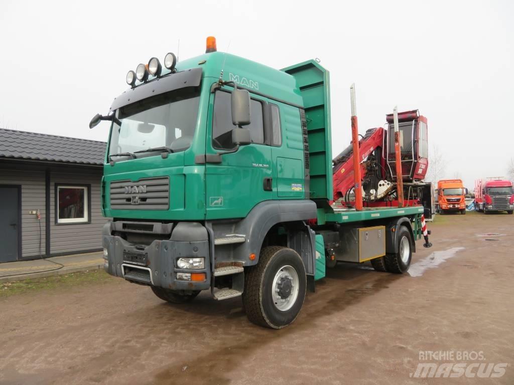 MAN TGA 18.360 Vozy na přepravu kmenů