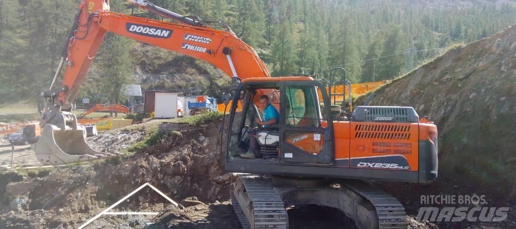 Doosan DX 235 Pásová rýpadla