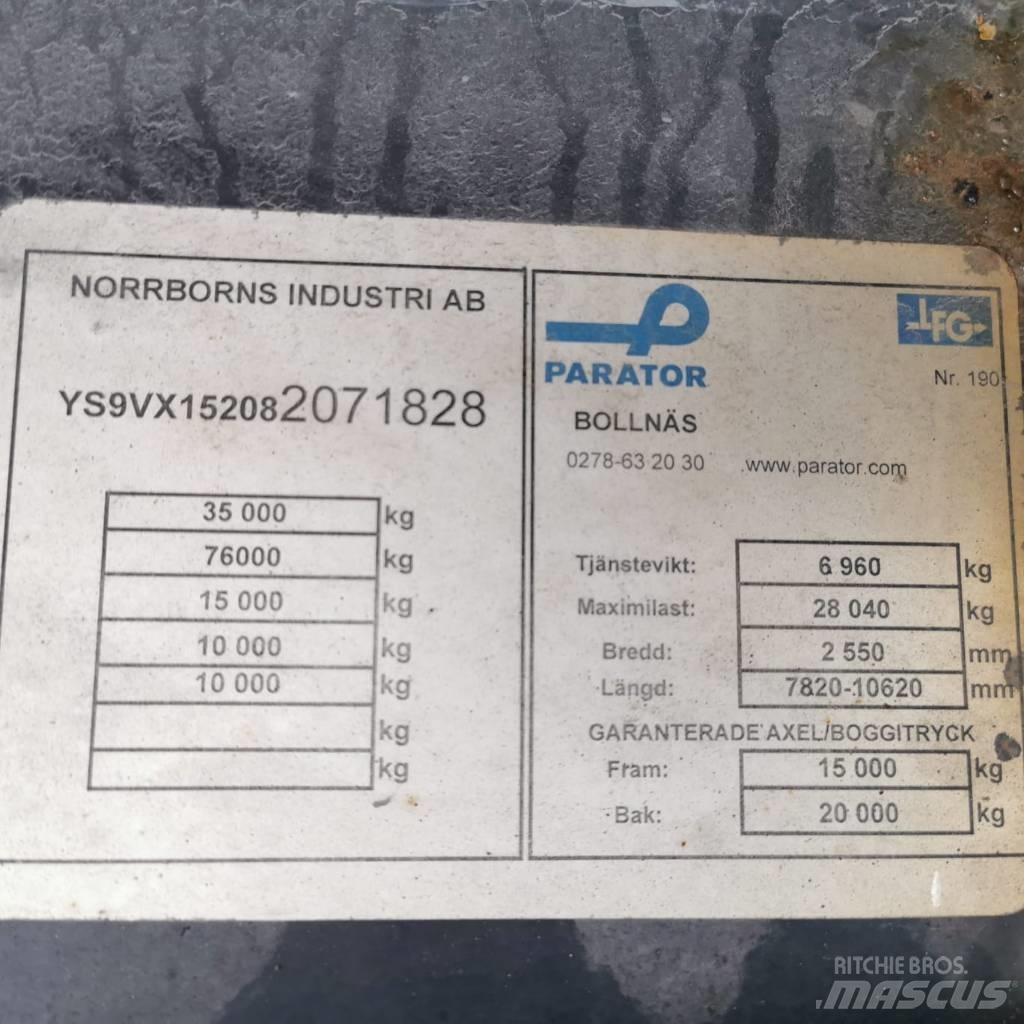 Parator VX 15-20 Skříňové přívěsy