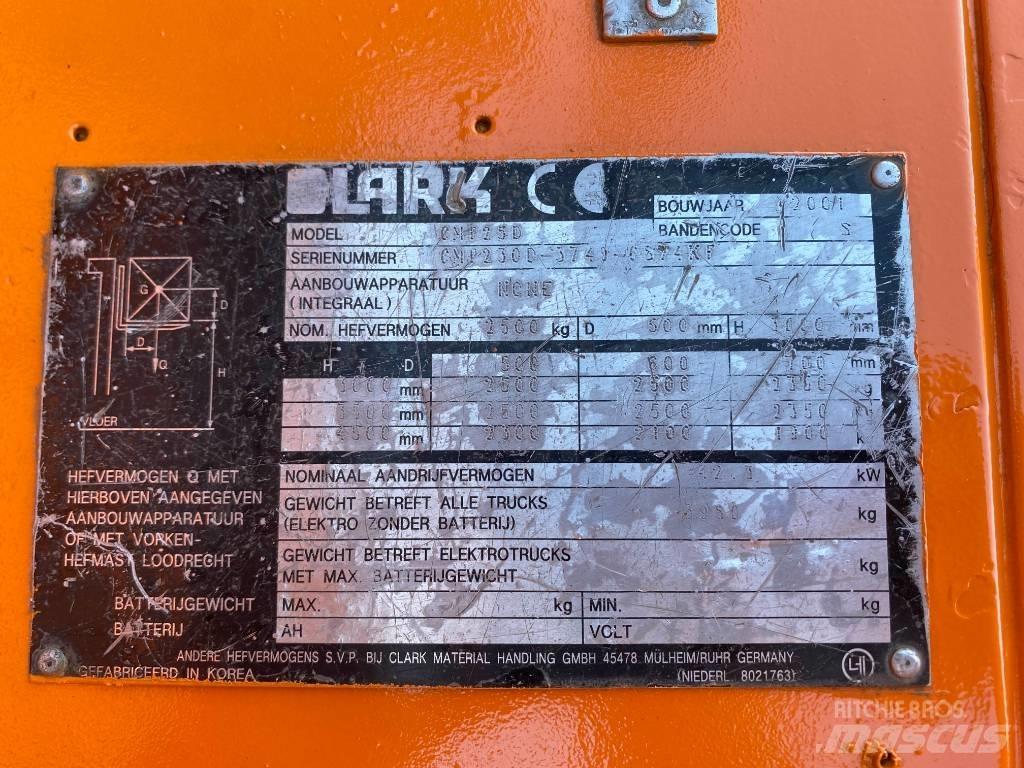 Clark CMP 25 Dieselové vozíky