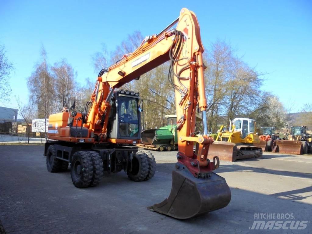 Doosan DX 160 W Kolová rýpadla