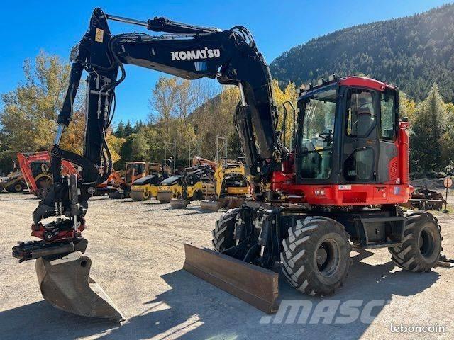 Komatsu PW 118 Kolová rýpadla