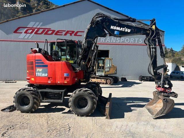 Komatsu PW 118 Kolová rýpadla